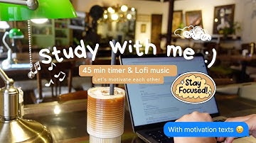 Stop scrolling right now and get that work done 🤨 45 min study session lofi music