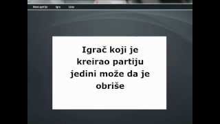 ProfiPreferans.com - Kreiranje nove partije