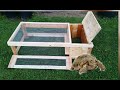 Build a tortoise habitat cage with pallet wood