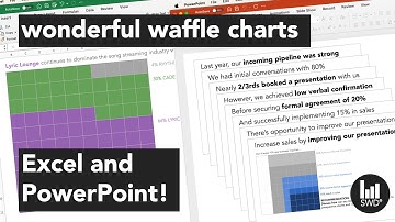 ¡Crea diagramas de gofres! (Excel y PowerPoint)