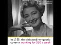 Videos 17 The Gossip Columnist Who Ruined Dozens Of Hollywood Careers