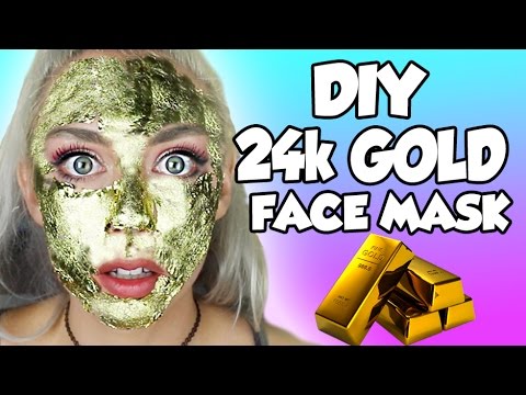 Diy gold face mask