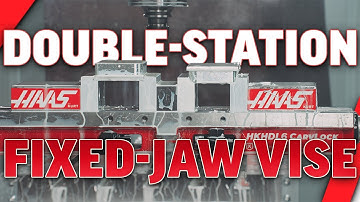 Double-Station Fixed-Jaw Vises! Haas Workholding by Kurt - Haas Automation, Inc.