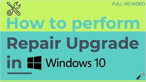 Perform repair upgrade in Windows 10 using ISO file