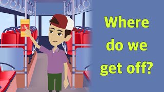 🟢 Easy English Daily Conversation about Bus Riding