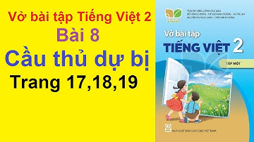 Vở Bài Tập Tiếng Việt Lớp 2 Kết Nối Tri Thức Với Cuộc Sống - Bài 8 Cầu Thủ Dự Bị - Trang 17,18