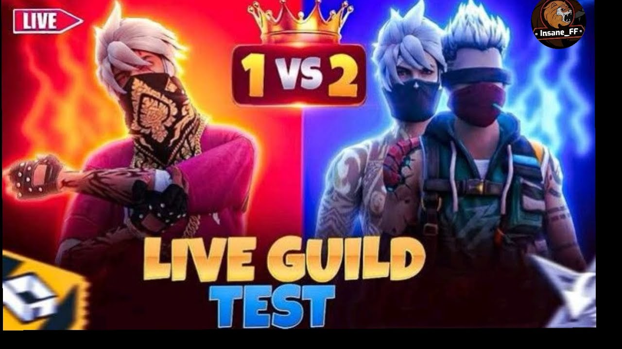 Guild Test 1v2 on live jaldi join karo