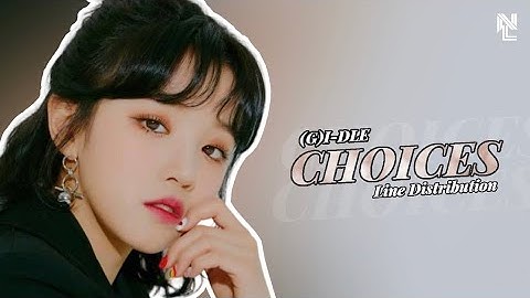 [REQUEST] How Would (G)I-DLE sing “CHOICES” by LE SSERAFIM (Line Distribution)