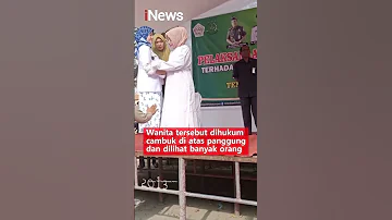 Berzina Dengan Ipar Wanita Asal Aceh Dicambuk 100 Kali Shorts Viral 