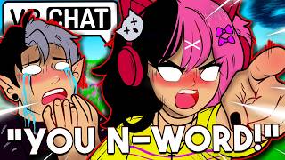 Infiltrating VRChat's Most RACIST E-Dating Family! (w/@DavidDrops)