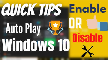 QUICK FIX : How to enable or disable auto play in windows 10 | Configure and set | eTechniz.com 👍