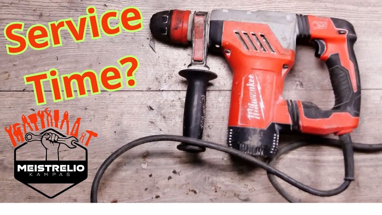 Полный ремонт и техническое обслуживание ударной дрели Milwaukee M18 SDS plus, которая перестала ...