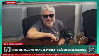 Estelares, la banda que lidera Manuel Moretti, llega por primera vez al Luna Park