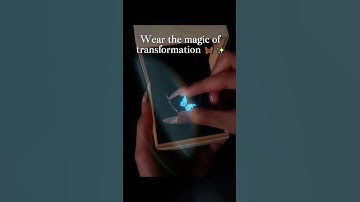 Thumbnail of Watch this glowing butterfly necklace light up your style🦋 #jewelry