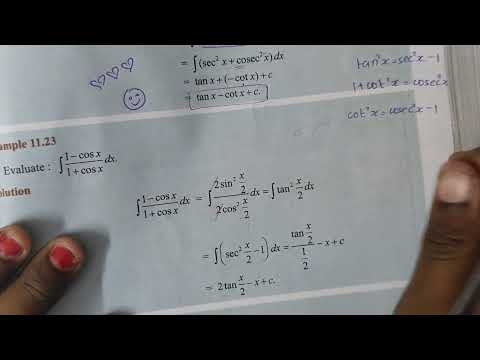 Example 11.23 | 11th maths | integration| Tamilnadu syllabus ☺️