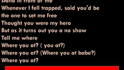 Jennifer Hudson   Where You At Lyrics