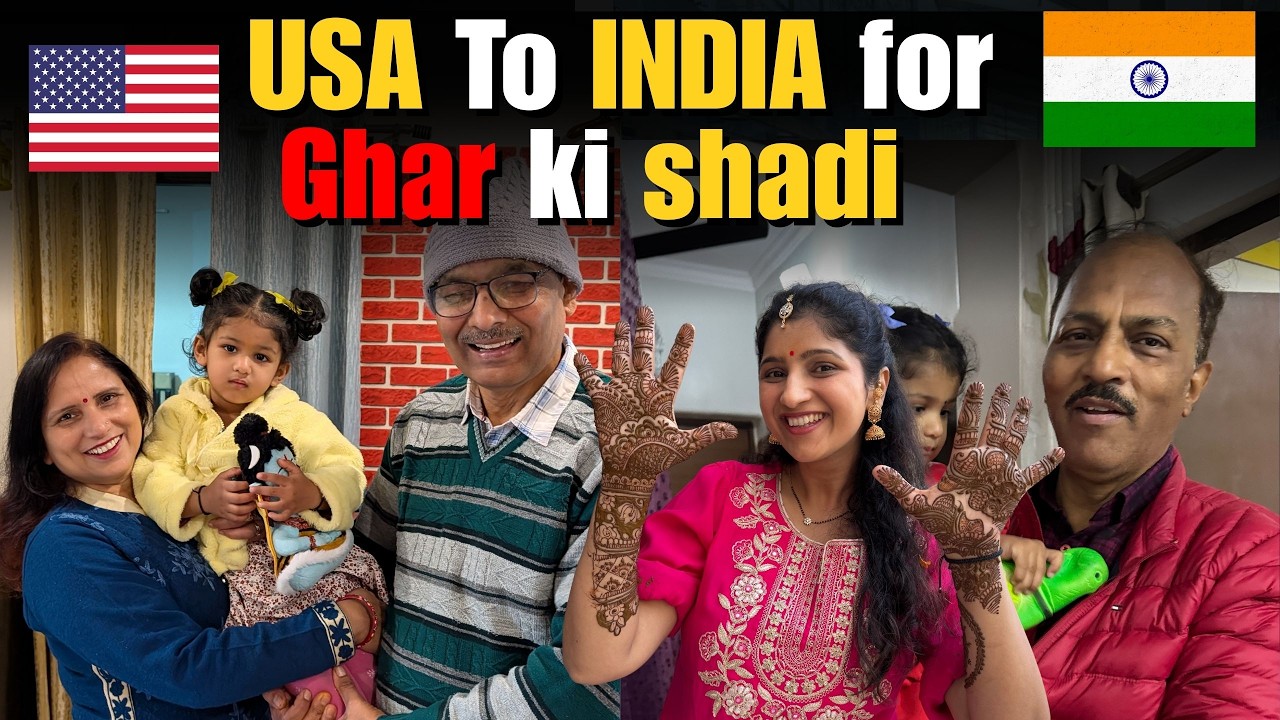 USA To India For A BIG Surprise!| Ghar Ki Shaadi ❤️ Albeli Ritu
