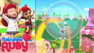 Giant Bubble Rescue! | Rainbow Ruby - WildBrain | Full Episodes for Kids