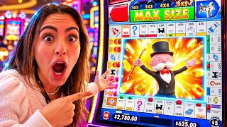 $1,000,000 Monopoly MASSIVE FULLSCREEN Led To My 2nd BIGGEST JACKPOT EVER On It!