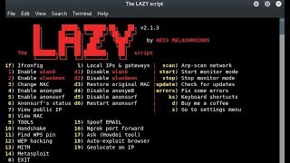 HOW TO INSTALL LAZY SCRIPT IN KALI LINUX/MAKE HACKING EASY