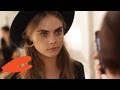 Backstage with Cara Delevingne at Burberry London Fashion Week AW14 | Get The Gloss