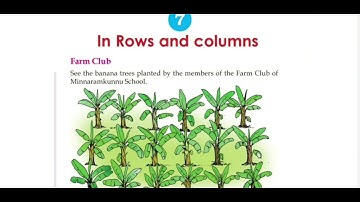 CHAPTER 7 IN  ROWS AND COLUMNS PART 1 ENGLISH MEDIUM @studentscorner9537