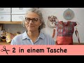 2 in einem Tasche nähen / Shopper / kostenloses Schnittmuster