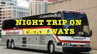 Trailways Bus Experience: Night Trip From Albany, NY to Port Authority Bus Terminal