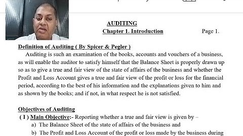 Auditing. SYBCOM Sem 4. With Shailesh Sir.