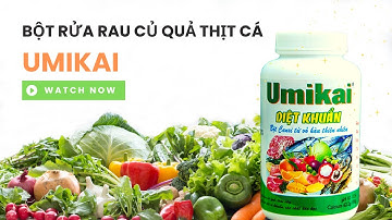 HƯỚNG DẪN SỬ DỤNG BỘT RỬA RAU CỦ QUẢ THỊT CÁ UMIKAI_| Vietwise | WiseWayToBe