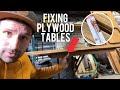 Fixing Old Plywood Tables For My Event Rental Business
