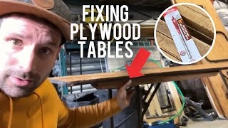 Fixing Old Plywood Tables For My Event Rental Business