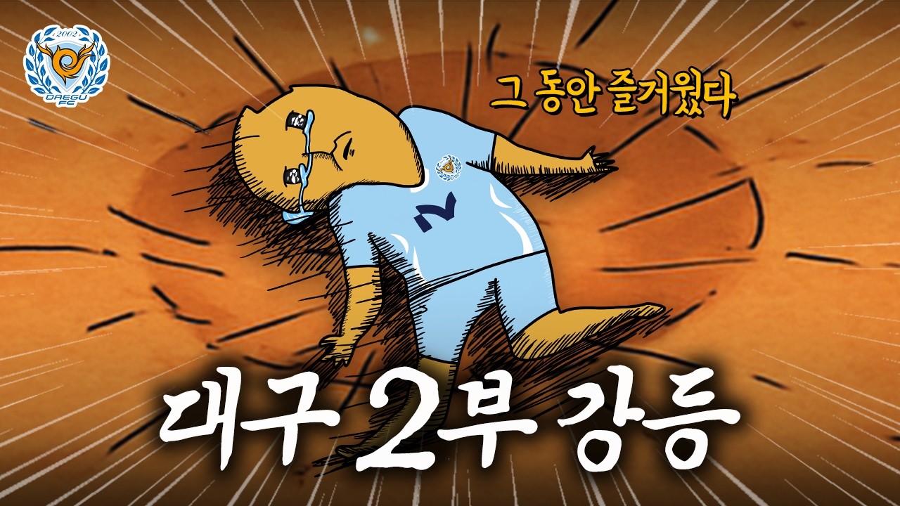 강등 확정되어도 포기하지 않았던 대구 팬들과 선수들 / 대구 vs 안양
