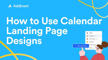 How to Use Calendar Landing Page Designs