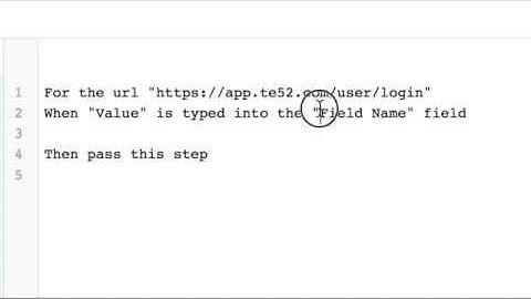 Creating Tests in Tellurium