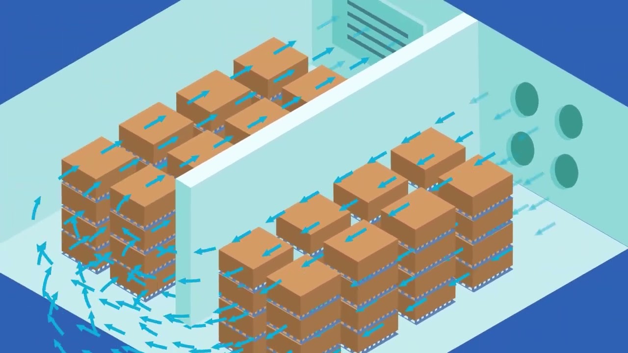 Economize energia em congelamento rápido industrial - espaçadores de freezer