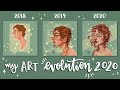 My Art Evolution ● 2020 Yearly Redraw