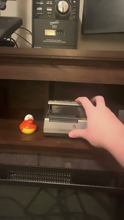 Rewinding a VHS tape #oldtechnology #technology