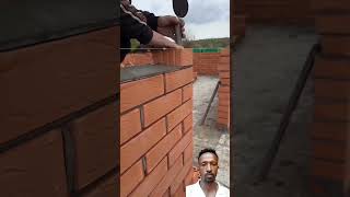 👷🏿‍♀️🧱🏗️🌉 how to laying brick #wall #construction #building #shorts #video #viral #youtube #india