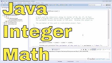13x - Learn Java - Exercise 1 - Integer Arithmetic