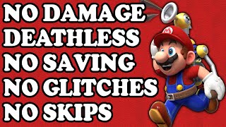 Beating Mario Sunshine Without Taking ANY Damage!