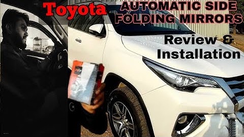 Toyota car  Auto Fold Mirrors |Automatic Window up (Fortuner Gen2, Hilux, Innova Etc This Video Will