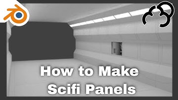 How Create Scifi Panels Quickly - Blender Beginner Tutorial