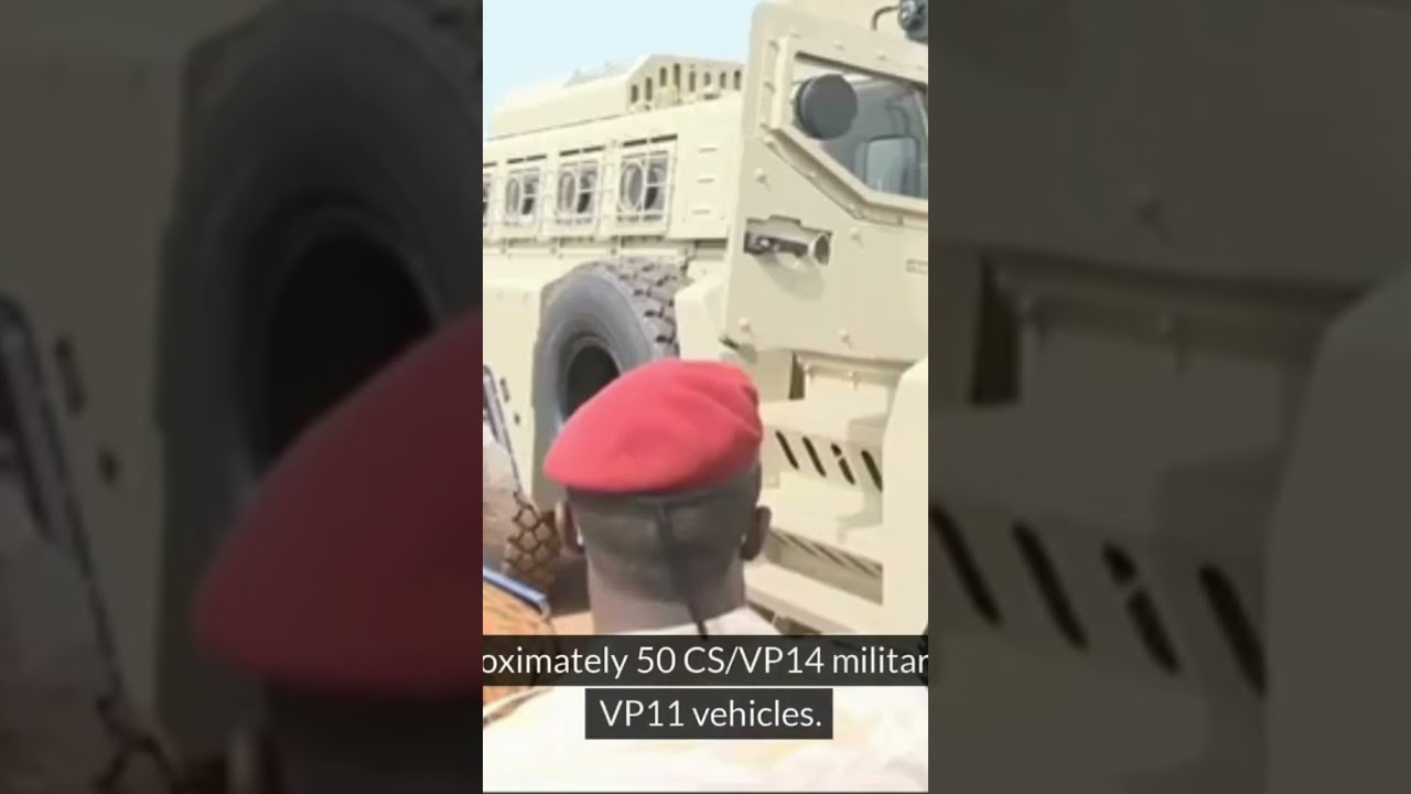 China gifted Burkina Faso's Military with an Armored Vehicles | Voices of Africa