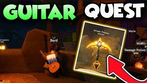 How to Find The Lost Guitar For The Bard Quest | Roblox The Forge