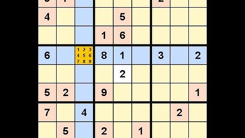 How to Solve Los Angeles Times Sudoku Expert June 7, 2021