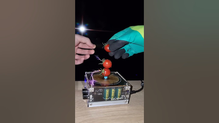 Fresh cherry tomatoes + tesla coil #experiment #vegetables #physics