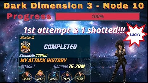 Dark Dimensions 3 - Cosmic Node 10 (1 SHOT) - Rank #81 - Marvel Strike Force MSF