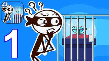 Stickman Thief (Early Access) - Gameplay Walkthrough Part 1 All Levels 1 - 25 (Android, iOS)