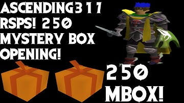 Ascending Rsps 317 Custom Server! Loot From 250 Mystery Boxes!